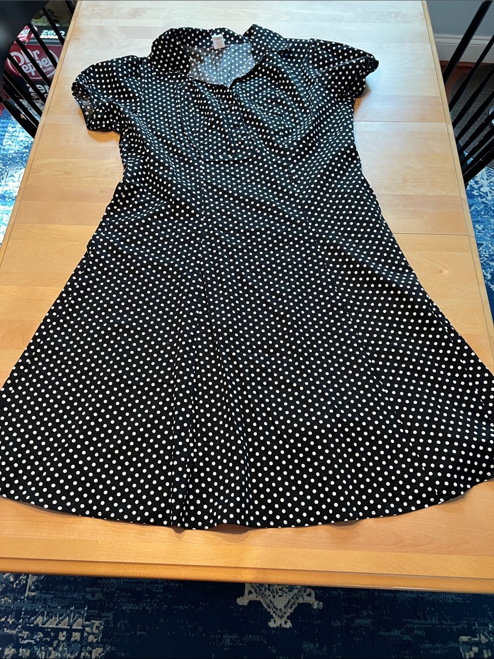 3x ModCloth Tropical Wear brand polka dot retro dress 1950’s vibe plus size